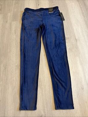 DashDeep Blue Skinny Velvet Jeans